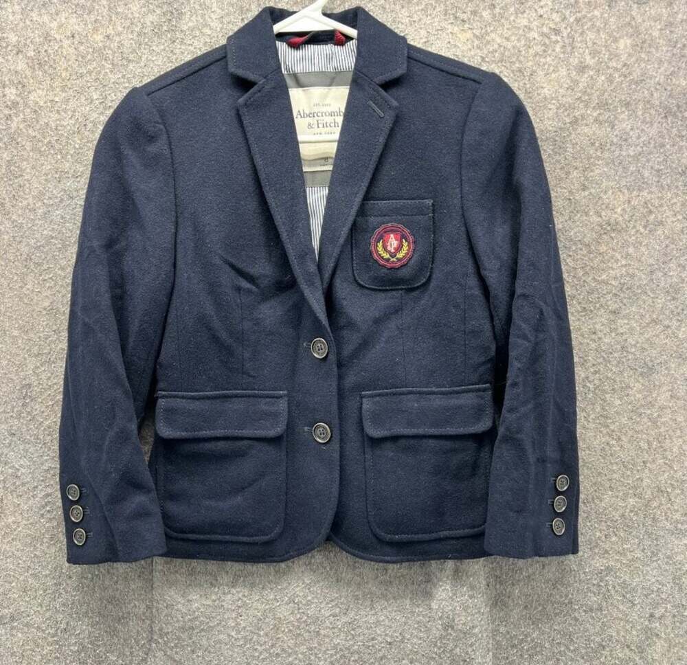 Y2K Vintage Abercrombie & Fitch Navy Preppy Blazer